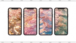 25 FREE Aesthetic Glitter Water Phone Wallpapers: 4K Ocean