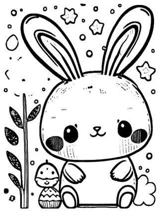 Cute Easter Coloring Pages: Download Now
