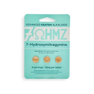 7OHMZ Kratom Extract Tablets 3ct 14mg Per Tablet