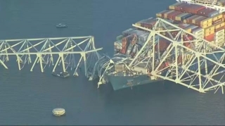 Six People Missing After Cargo Ship Crashes Into Baltimore Bridge