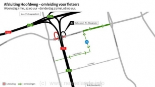 Flitser Terbregseplein Wegens Vervanging Viaduct A16 Rotterdam