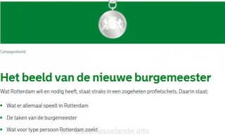 Rotterdammers Helpen Massaal Mee Met Invullen Profiel Nieuwe Burgemeester