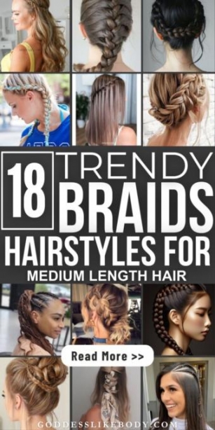 18 Trendsetting Braids Hairstyles For Medium-Length Hair