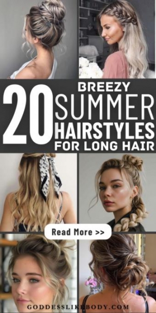 20 Breezy Summer Hairstyle Ideas For Long Hair