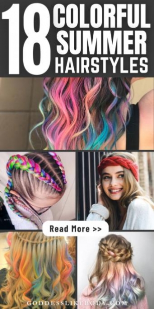 Festival Hair Inspiration: 18 Cute & Colorful Summer Hairstyles