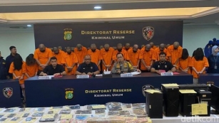 Polisi Bongkar Markas Judi Online Di Bogor: 23 Orang Ditangkap