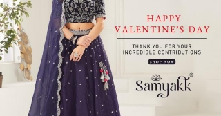 Valentine's Chic: Designer Sarees & Ready-to-Ship Lehengas - Fashion Trends For The Love Season