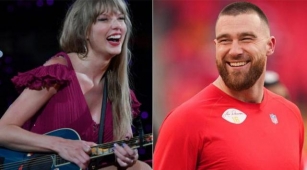 Taylor Swift Can't Help But Giggle Over Travis Kelce Lyric During 'Eras Tour'