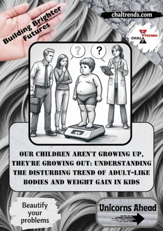 Our Children Aren't Growing Up, They're Growing Out: Understanding The Disturbing Trend Of Adult-Like Bodies And Weight Gain In Kids