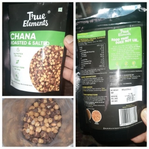 True Elements Roasted & Salted Chana: The Ultimate Healthy Snack With High Protein & Fiber @TrueElements