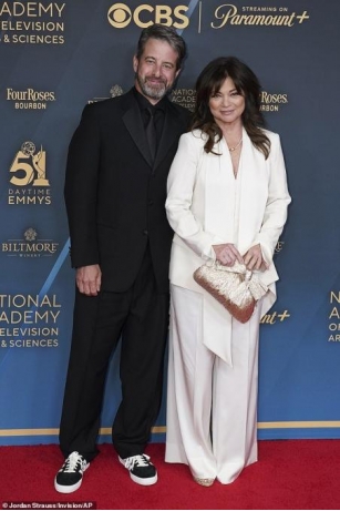 Valerie Bertinelli, 63, Makes Red Carpet Debut With Boyfriend Mike Goodnough, 53, At 2024 Daytime Emmys As Her Cooking Show Is Nominated For Two Awards
