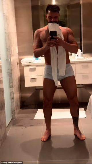 Ricky Martin, 52, Strips Down And Nearly Goes Naked In Thirst Trap Clip Where He Shows Off Fit Physique In Bathroom