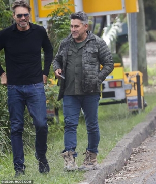Celebrity Landscaper Jamie Durie Visits The Construction Site Of His Six-storey Waterfront Mansion – After Backlash Over His Application To Chop Down 17 Native Trees