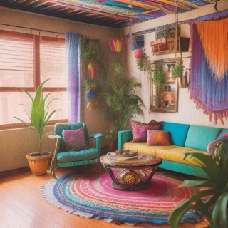 Bohemian Rhapsody: Eclectic Color Mixes For Free-Spirited Decor
