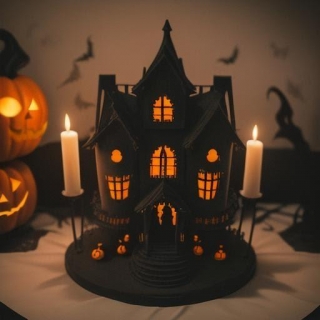 Haunted House: Spooky Halloween Indoor Decor