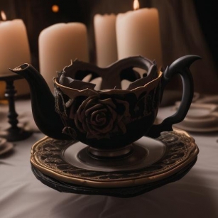 Haunted House Tea Party: Gothic Decor