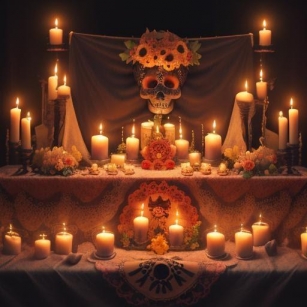 Dia De Los Muertos Ofrenda: Altar Decor