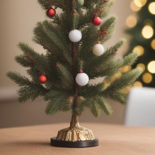 Christmas Tabletop Trees: Mini Decorations