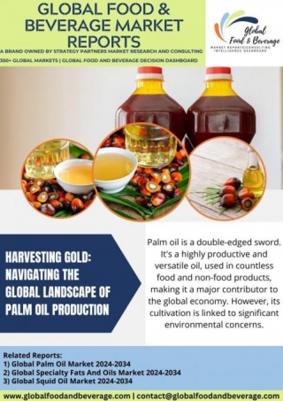 Navigating The Global Landscape Of Palm Oil Production