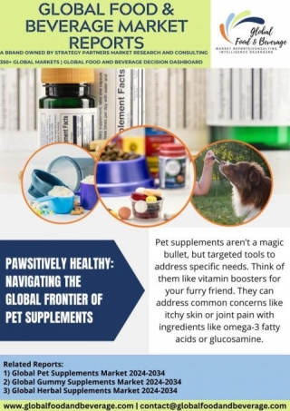 Pet Supplements Navigate The Global Frontier Of Pet Care