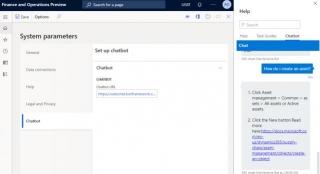 Embedded ChatBot In #MSDyn365FO Help Pane