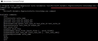 Regression Suite Automation Tool (RSAT) Via Command Line