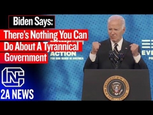 Joe Biden Says If He Becomes Tyrannical There’s Nothing You Can Do About It, AR-15s Would Be Useless