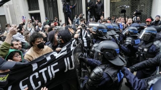 Students Occupy Paris's Sciences Po University In Pro-Palestinian Protest
