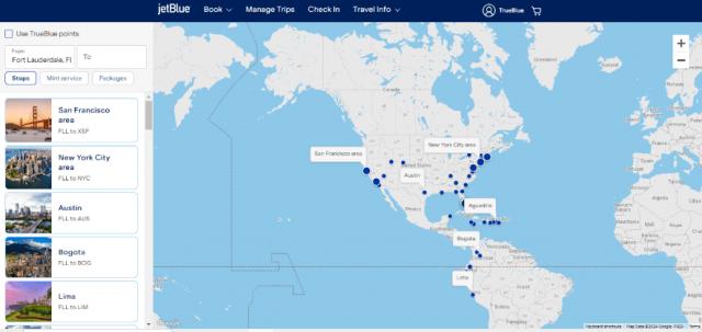Where Does JetBlue Fly from FLL (Fort Lauderdale)? JetBlue Flights from FLL