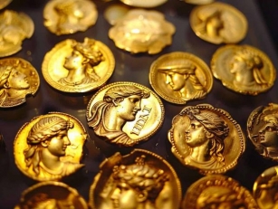 Greek Gold Drachmas
