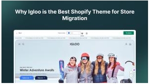 Igloo Is The Best Shopify Theme For Your Store Migration