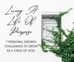 Living A Life Of Purpose - 7 Personal Growth Challenges To Grow As A Child Of God.