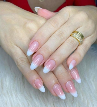 20 Stylish Pink And White Ombre Nail Ideas