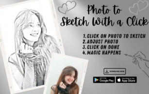 Transform Your Photos Into Stunning Sketches With PixelLab Drip & Text On Photo