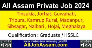 All Assam Private Job 2024 | Sales Manager & Other Various Posts