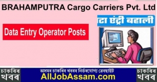 BRAHAMPUTRA Cargo Carriers Pvt. Ltd Recruit For Data Entry Operator Posts