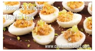 Savor The Flavor: Keto Bacon And Kimchi Deviled Eggs