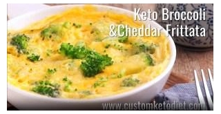 Quick And Easy Keto Broccoli And Cheddar Frittata Recipe