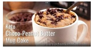 Indulgent Treat: Keto Choco-Peanut Butter Mug Cake Recipe