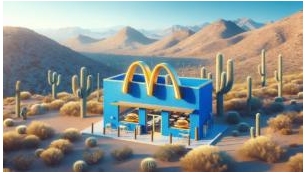 There Is A Blue McDonald’s Restaurant In Arizona. Here’s Why