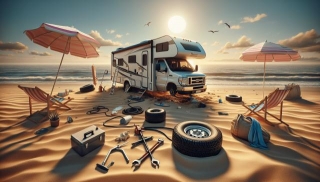 Beach Vacation Gone Wrong: RV Tire Change Mishap Leads To Disaster