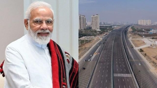 PM Modi Inaugurates Phase Of Dwarka Expressway In Haryana.