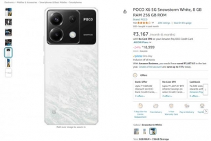 Buy Poco X6 5G 8GB+256GB For Rs 17,999 – Learn More