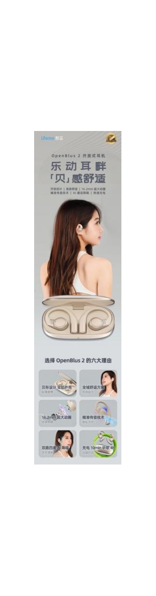 Meizu OpenBlus 2 Open-ear Bluetooth Headset: Unique Design
