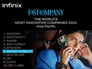 Infinix Ranks 6th In 2024 Most Innovative Companies