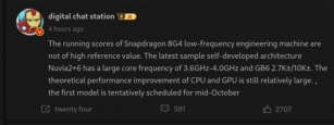 Snapdragon 8 Gen 4 Phone Set For Mid-October Release