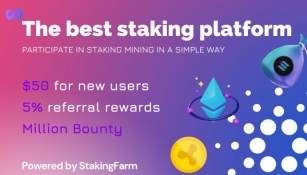 StakingFarm Aiming To Offer Highest APY Yields In Crypto Staking