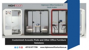 Customized Acoustic Pods And Other Office Furniture Solutions By Highmoon Office Furniture In Saudi Arabia