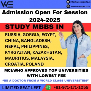 Direct Admission In MBBS 2024 In Russia Universities
