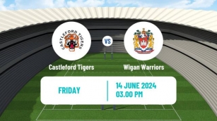 Castleford Tigers - Wigan Warriors | Fri, 14 Jun 2024